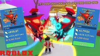 КРУТОЙ ПИТОМЕЦ ULTRA DEATH DRAGON STEAMPUNK ОБНОВА СИМУЛЯТОР КЛИКА РОБЛОКС! ROBLOX Clicker Simulator