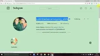 I HACKED JUSTIN BIEBER INSTAGRAM ACCOUNT AND CHANGED HIS NAME.