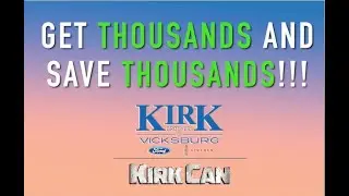 Июль &mdash; месяц &laquo;РЕЗКИ&raquo;... Резкие цены в Kirk Ford Vicksburg