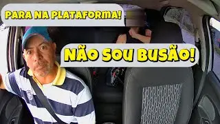 Motorista diz NÃO a parada proibida, e passageira se revolta. | 99Pobre
