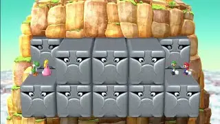 Mario Party 10 - Free-for-All Minigame - Cliffside Crisis