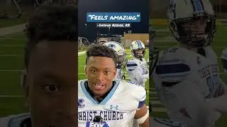 &ldquo;Feels amazing&rdquo;-Dashun Reeder after Christ Church wins the 1A State Championship 43-20 #schsfb #hsfb