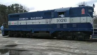 SOUTHERN CRESCENT E8 HERITAGE MOVED TO BUILDING AT THE (SERM) DULUTH,GA. 3-1-2019