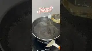 Let&rsquo;s cook spaghetti 🍝 #spaghetti #pasta #food