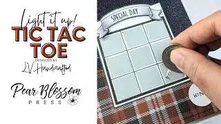 Tic Tac Toe - Scratch off Light up Card with @LVHandcrafted
