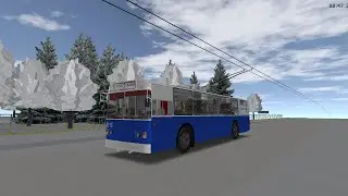Житомир в Trancity. Поїздка на тролейбусі ЗиУ-682В [В00] №2213 | 01.02.2025