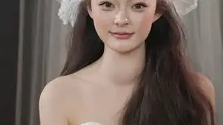 减龄半披发新娘造型教程来咯 #半披新娘发型  #新娘造型  #婚礼跟妆#化妆造型分享 #发型教程