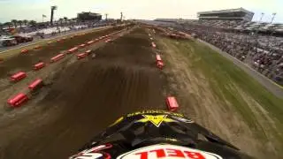 GoPro HD: Davi Millsaps Practice Lap 2013 Daytona Supercross