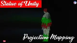 Statue of Unity - Projection Mapping | Complete Projection Mapping from SOU Campus | SOU Vlogs