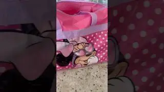 We take this Minnie Mouse duffle bag everywhere! #disney #amazon #disneyfind #disneybackpack