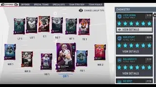 Madden 19: First Lineup Update! All Elites Budget Team w/Four Chems