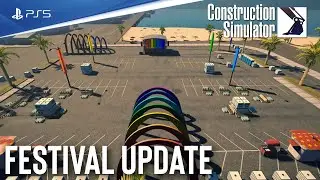 Building the Ultimate Beach Festival: Construction Simulator 2022 PS5 Gameplay