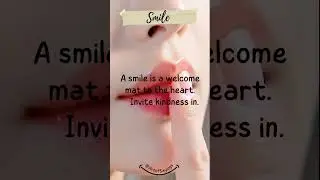 Smiles That Speak ❤️ | Beautiful Smile Quotes | #shorts #shortsfeed #smile #beautiful #quotes