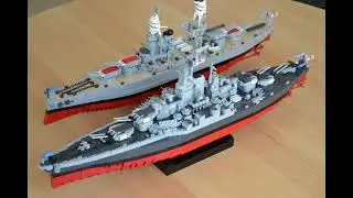 Cobi MOC 1:300 Battleship BB-48 USS West Virginia
