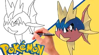 Como Desenhar FACILMENTE O POK&Eacute;MON CARVANHA ! #318 | gera&ccedil;&atilde;o 3