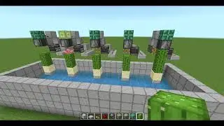 Automatic Cactus Flower Farm in Minecraft Bedrock 1.21.124
