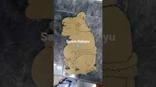 Pembuatan wayang kulit bali #Hitaloka #wayangbali #fypシ゚