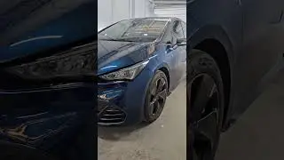 Cupra Born  ceramic coat paint protection.  Gtechniq ultra paint correction. cut and polish wax ev