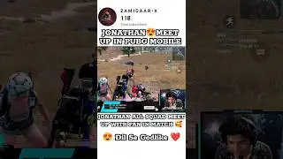 JONATHAN MEET😍UP WITH FAN#pubgmobile#bgmi#viral#shorts#youtubeshorts#meetup#2024shorts#shortsfeed⚡👍