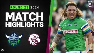 NRL Highlights | NRL 2024 | Raiders v Sea Eagles | Match Highlights