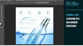 Cosmetic Banner Design [Speed Art] Adobe Photoshop Tutorials