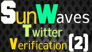 Sun Waves Verification 2nd Verification with Twitter| Sun Waves Kyc |Sun Waves Verification complete