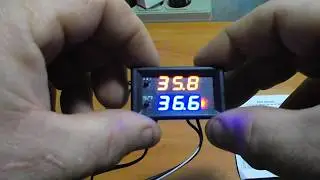 Корректировка датчика температуры на терморегуляторе W2809 .