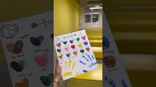 Printing memories❤️ #collegelife #youtubeshorts #ytshorts #klu #shorts #fingerprints #canvas#klu#art