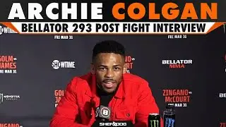 Archie Colgan reacts to knockout vs Justin Montalvo | Bellator 293 Post Fight Interview