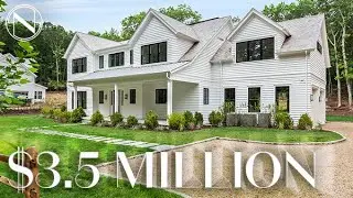 Newly Constructed Modern Farmhouse in Southampton