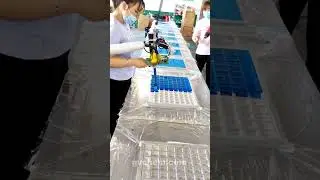 cooling gel memory foam production #polyurethanefoam #coolinggel #memoryfoam #factory