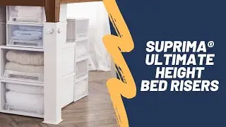Suprima&reg; Ultimate Height Bed Risers - Carbon Steel