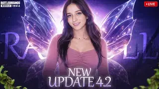 BGMI 4.2 NEW UPDATE 🔥 Girl Gamer LIVE + TEAM CODE  #bgmilive  #girlgamer #pubgmobile #pubgmobile