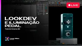 Fazendo Lookdev (texturiza&ccedil;&atilde;o) de um Pedal - C4D + Octane Render