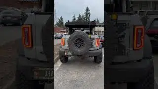 Ford Bronco Badlands Soft Top Back Windows Removed