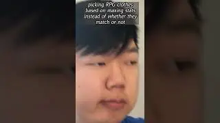 picking RPG clothes based on maxing stats instead of whether they match or not