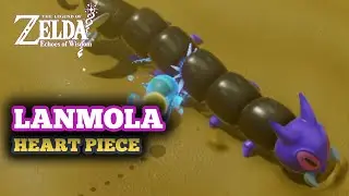 How to Defeat Lanmola in Zelda Echoes of Wisdom - Sand Worm Heart Piece Quest Guide