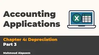 Accounting Applications (تطبيقات محاسبية), Chapter 4, Part 3