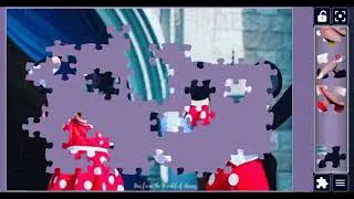 Mickey mouse and Minnie mouse 🐁🐭//Cartoon jigsaw puzzle 🧩💕//