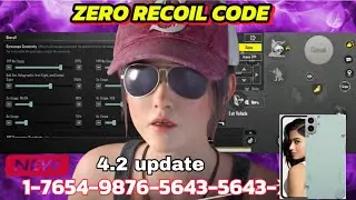 🔥Bgmi sensitivity settings 4.2 🥵 |All CMF phone 1and2 😱| Zero recoil sensitivity bgmi.