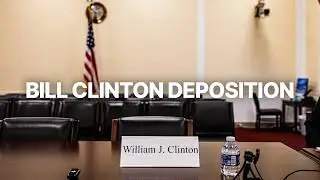 Срочная новость: Эксклюзивные кадры допроса Билла Клинтона в пустом кресле по делу Эпштейна.