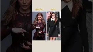 Marvel super heroes reel vs real 😱 #marvel #ironman #avangers #hollywood #marvelstudios