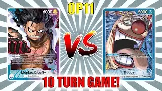 Can Buggy Handle The Ridiculous UP Luffy? | ONE PIECE TCG DECK LIST AND GAMEPLAY