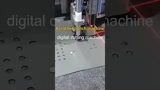 Leather Punch Machine  #automaticcutting