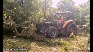 Powerful Tractor Kubota M104S Destroyed For Planting 