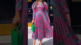 Budget Friendly Midi Dress #fashion #kurtistitching #kurtidesignideas #kurtistyle #design