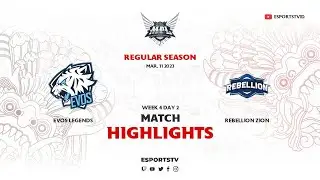 EVOS Legends vs Rebellion Zion HIGHLIGHTS MPL ID S11 | EVOS vs RBL ESPORTSTV