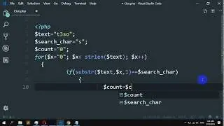How to Count a specified characters in a string in PHP