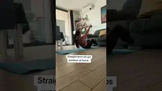 Straight arms sit ups workout at home. 🟡 Pinaymom Italy 🇮🇹❤️🇵🇭