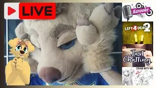 fursuit karaoke back.. then anyone wanna play games? - fursuit & furry vtuber!